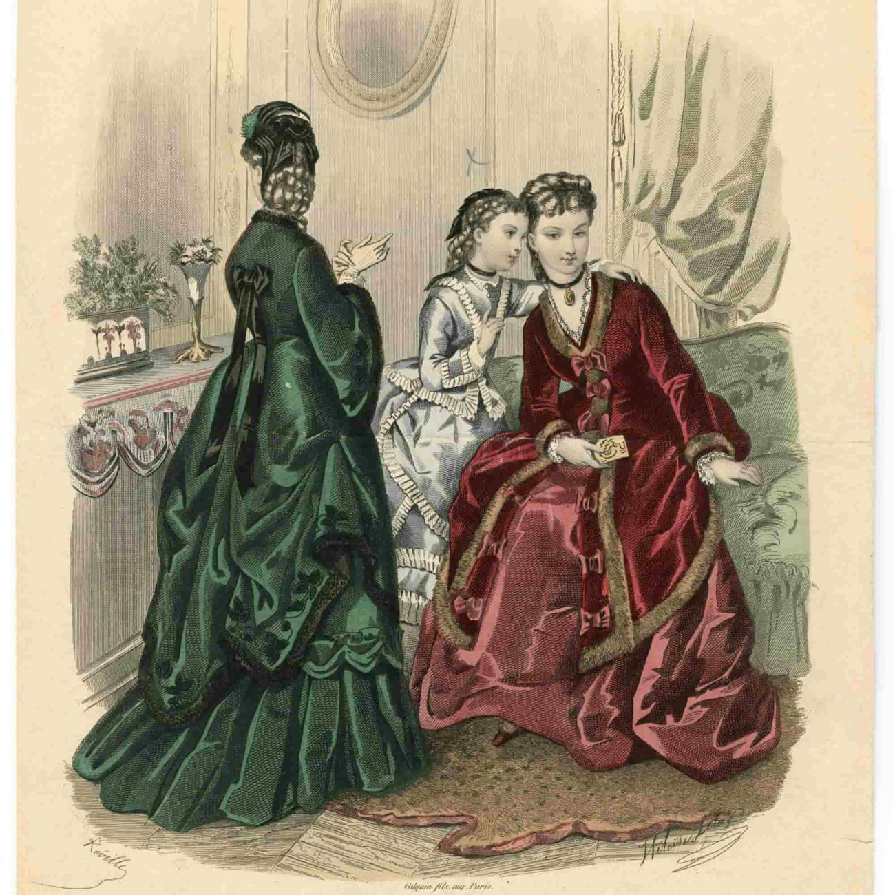 Arsenic Green Fashion Plate