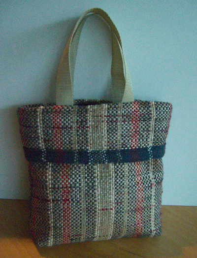 Learn about recycling plastic bags into totes in this exclusive free eBook on weaving recycled yarn projects.