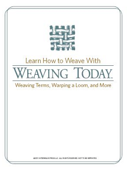 Learn how to weave on a loom with this free eBook, including a free weaving pattern.
